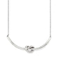 Interlok Single Knot Silver Necklace JM7717