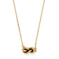 Interlok Single Knot Petite Gold Necklace JM7727