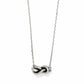 Interlok Single Knot Petite Silver Necklace JM7726 - She Chester
