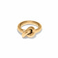 Interlok Single Knot Gold Ring J63281