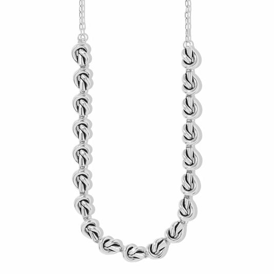 Interlok Single Knot Silver Collar JM0208 - She Chester