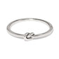 Interlok Single Knot Silver Hinge Bracelet JF0317 - She Chester
