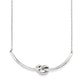 Interlok Single Knot Silver Necklace JM7717 - She Chester