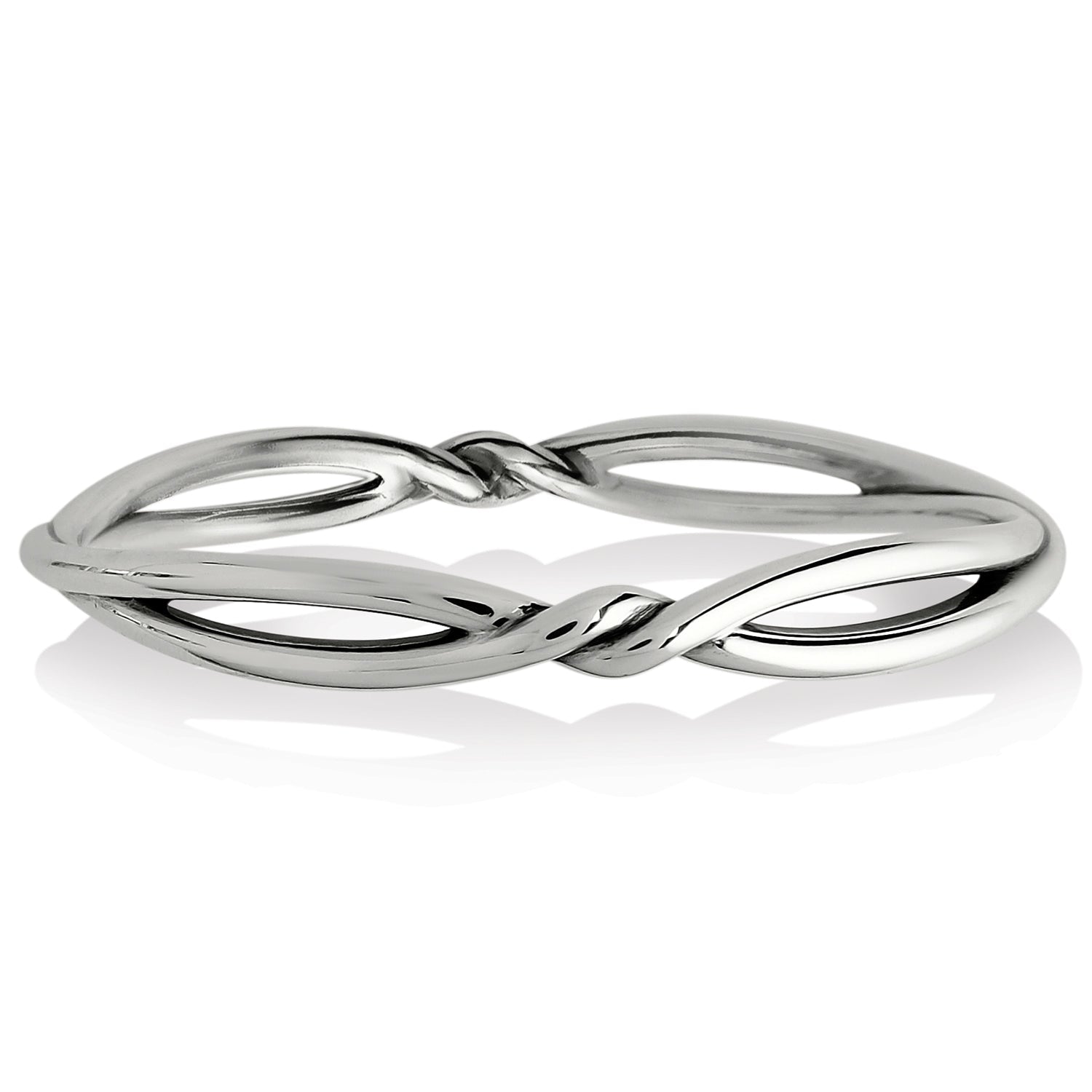 Interlok Twist Bangle - JF9930 - She Chester