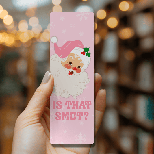 Is That Smut? Santa Laminated Bookmark - She Chester