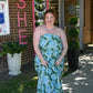 Isabelle Floral Strapless Maxi - She Chester