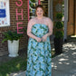 Isabelle Floral Strapless Maxi - She Chester