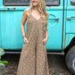 It's Justified Brown Floral Jumpsuit - She Chester