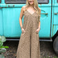 It's Justified Brown Floral Jumpsuit - She Chester