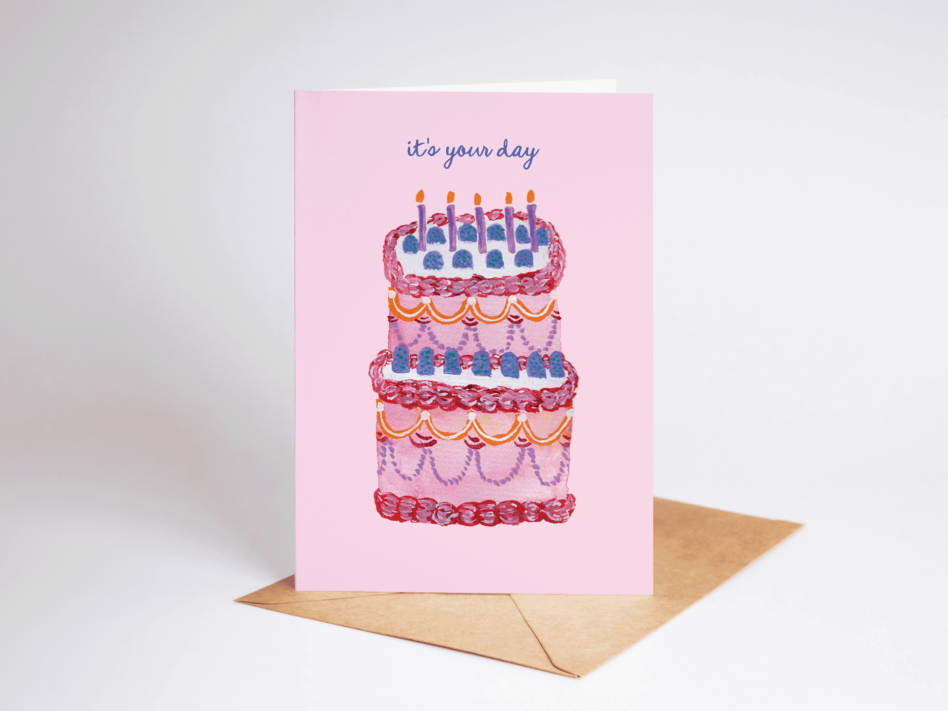 It's Your Day Birthday Cake Greeting Card - She Chester