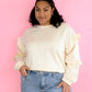 Ivanka Ruffle Sleeve Pullover - She Chester