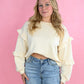 Ivanka Ruffle Sleeve Pullover - She Chester