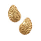 MARINA STATEMENT STUD EARRINGS IN VINTAGE GOLD