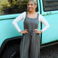 Janet Tie Waist Olive Jumpsuit - She Chester