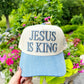 Jesus Is King Denim Hat - She Chester