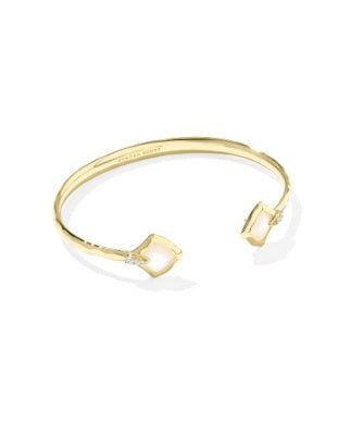 Joelle Cuff Bracelet Gold Ivory MOP - She Chester
