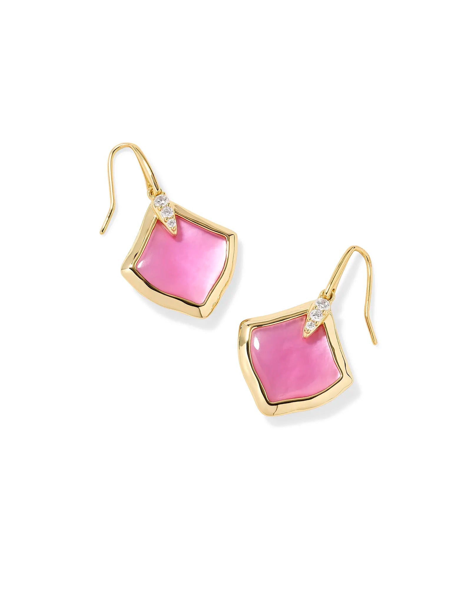 Joelle Drop Earrings Gold Azalea Illusion - She Chester