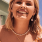 Jovie Pearl Gold Beaded Strand Neck - She Chester