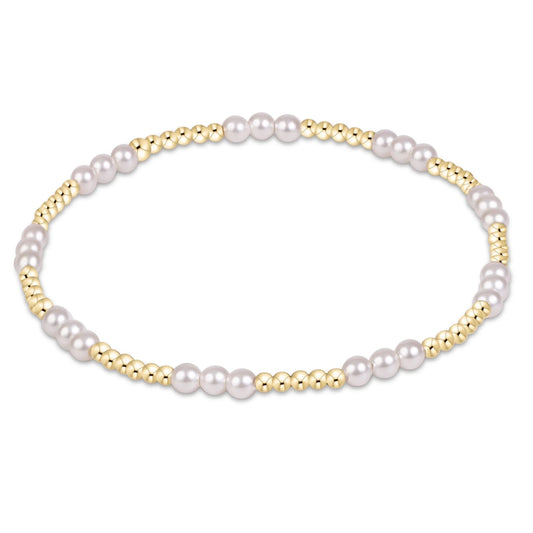 Joy Pearl 3mm Bracelet - She Chester