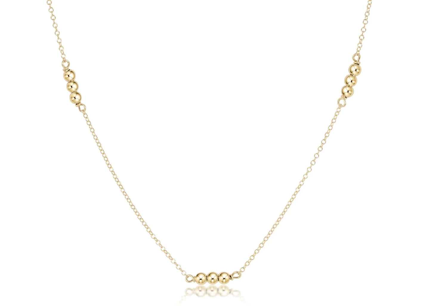 Joy Simplicity 3mm Gold Choker - 17inch - She Chester
