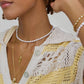 Joza Pearl Choker Necklace - She Chester