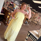 Juliet Lemon Lace Maxi - She Chester