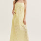 Juliet Lemon Lace Maxi - She Chester