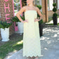 Juliet Lemon Lace Maxi - She Chester
