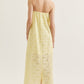 Juliet Lemon Lace Maxi - She Chester