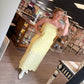 Juliet Lemon Lace Maxi - She Chester