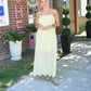 Juliet Lemon Lace Maxi - She Chester