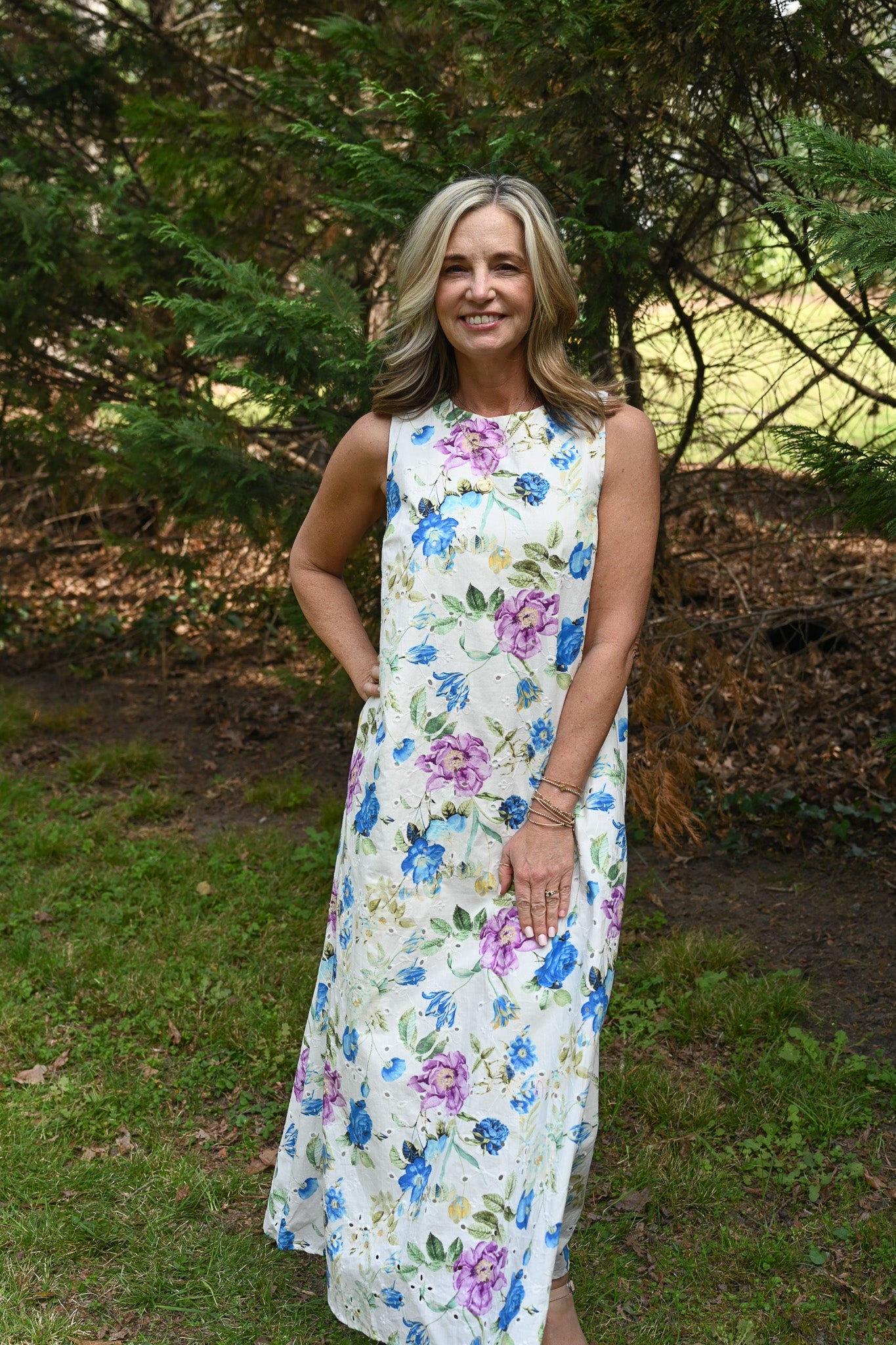 Julip Floral Shift Maxi - She Chester