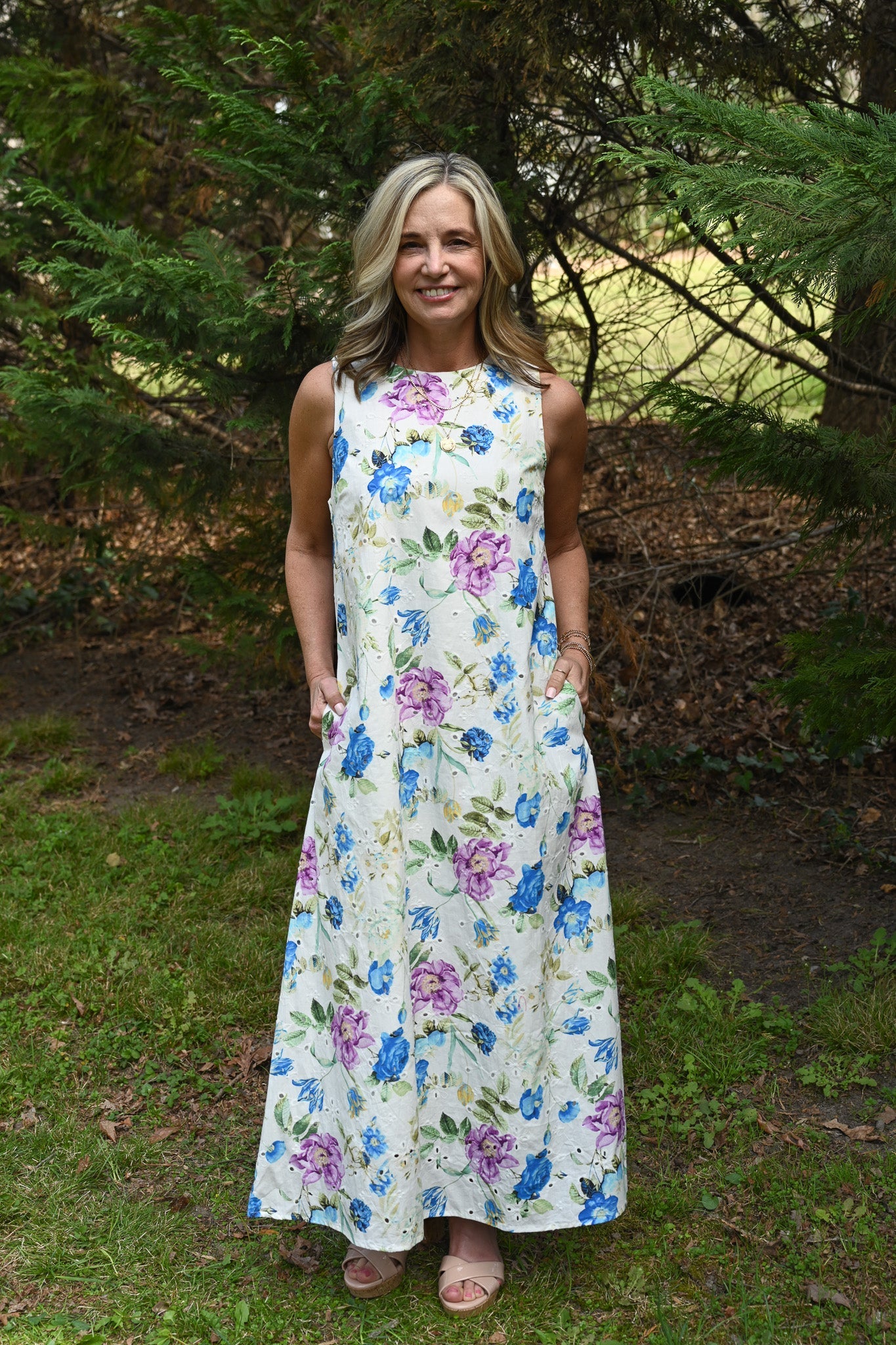 Julip Floral Shift Maxi - She Chester