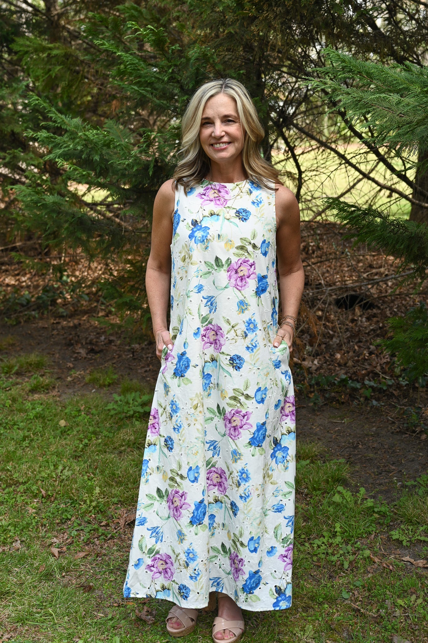 Julip Floral Shift Maxi - She Chester