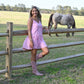 June Pink Lace Drop Waist - She Chester