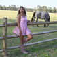 June Pink Lace Drop Waist - She Chester