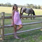 June Pink Lace Drop Waist - She Chester