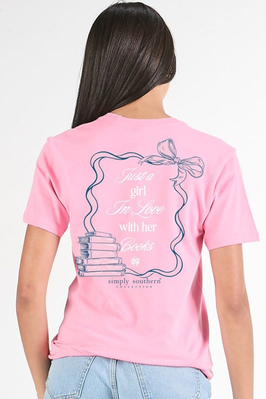 Just A Girl Loves Books Tee - She Chester