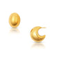 Kane Dome Drop Gold Earring - She Chester