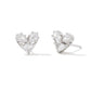 Katy Heart Stud Rhod CZ - She Chester