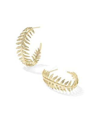 Kayla Hoop Earring Gold Metal - She Chester