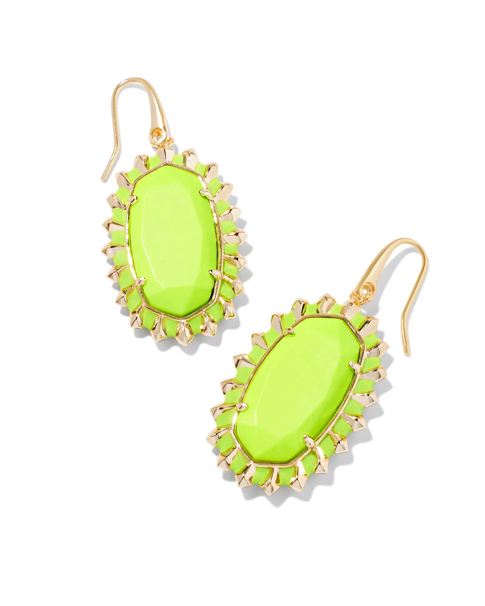Ival Short Drop Earring Chartreuse - Elk Accessories