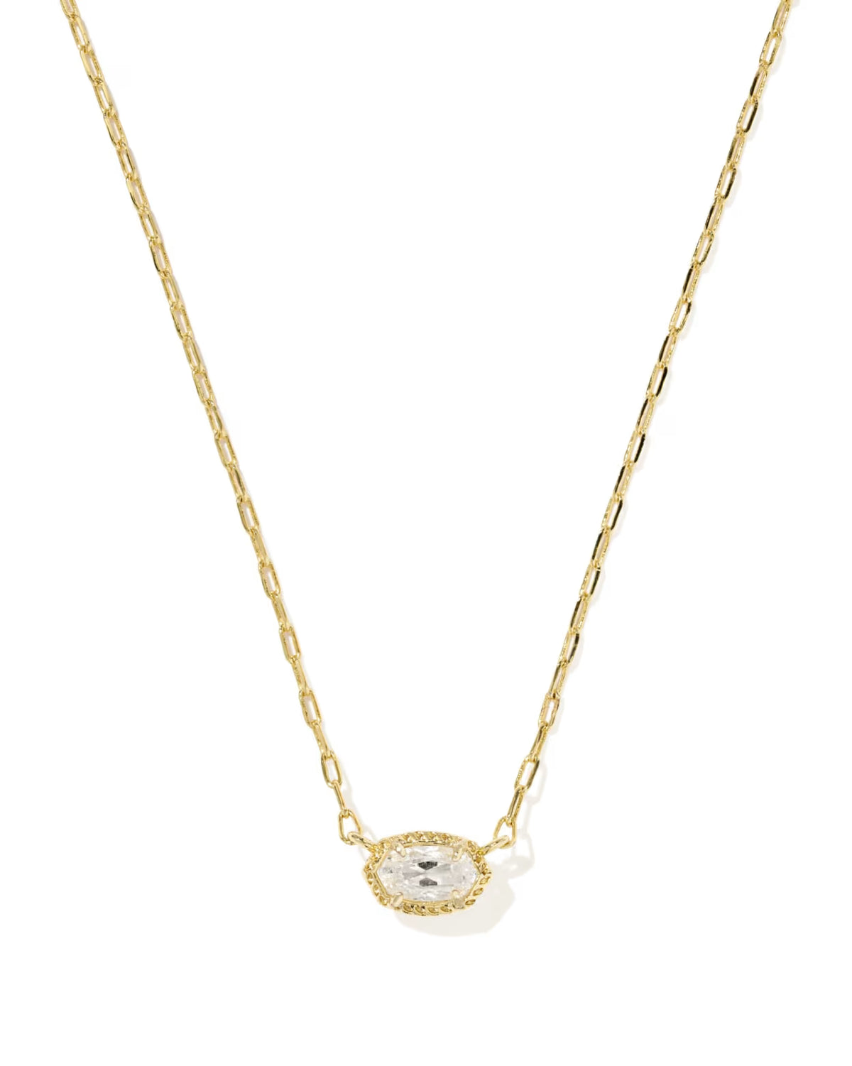 Mini Luxe Elle Gold CZ Necklace