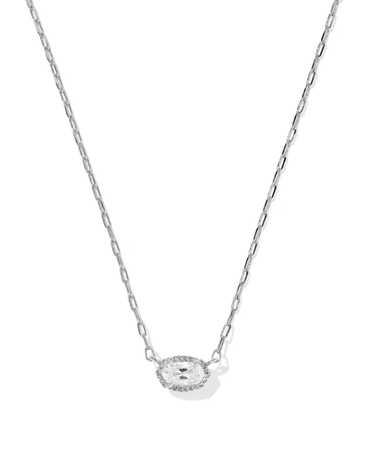 Mini Luxe Elle Rhod CZ Necklace