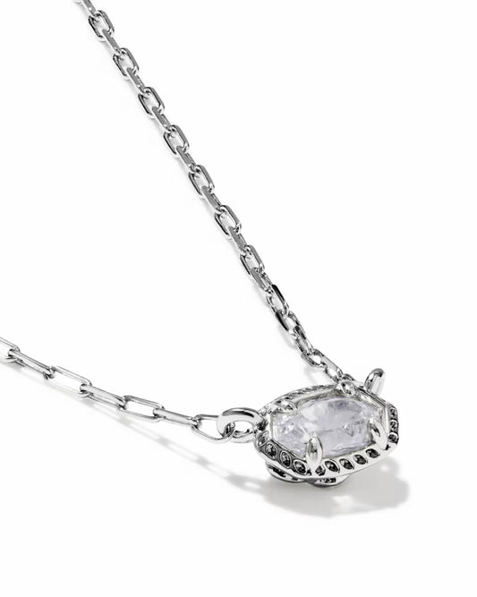Mini Luxe Elle Rhod CZ Necklace