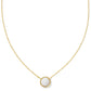 VOLLEYBALL SHORT GOLD NECKLACE
