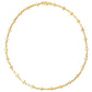 Kennedy Cross Chain Gold Necklace - She Chester
