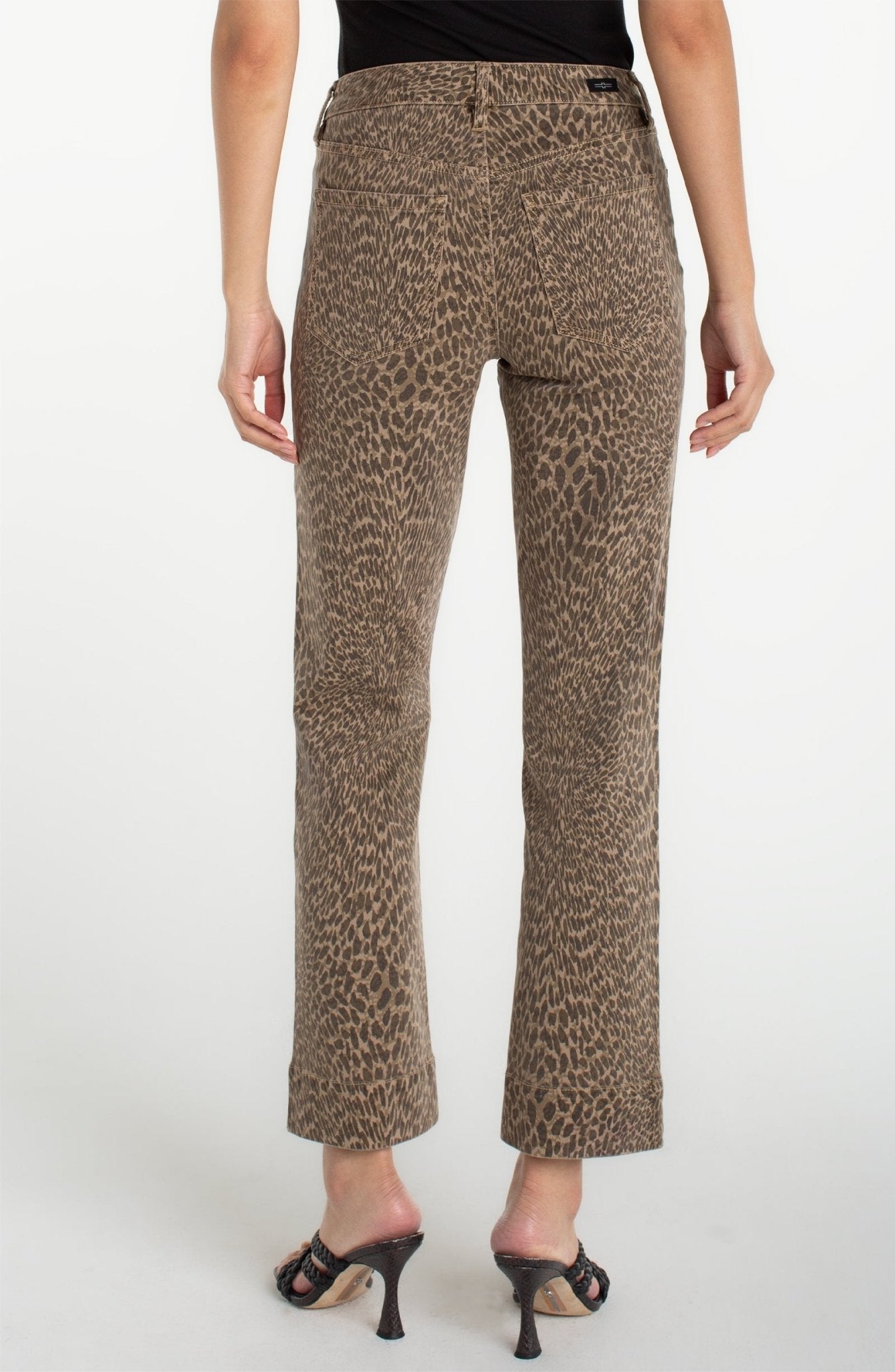 Kennedy Stride Leopard Jeans - She Chester