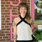 Kennedy Tie Halter Top - She Chester