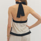 Kennedy Tie Halter Top - She Chester